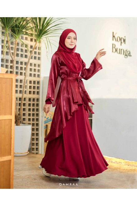 RTW VICTORIA DRESS MAROON